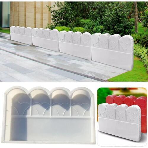 Antique Fence Path Mold Courtyard Garden Concrete Mould Decor Flower Pool Brick Mold Flower Pool Brick Plastic Mold for Garden