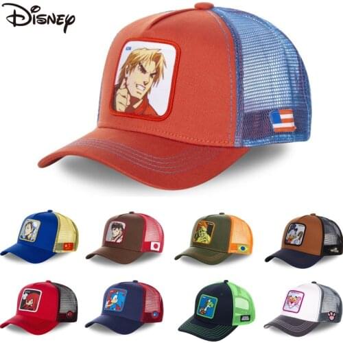 New Brand Disney Minnie Mickey Anime Snapback Cotton Baseball Cap Dad Mesh Hat Trucker Hat Dropshipping