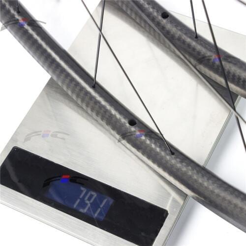 FIC 790g tubular wheels Textured V brake 700C 23 25 24 21mm wide Ultralite cyber hub Sapim CX ray 25mm 30mm 38mm carbon wheelset