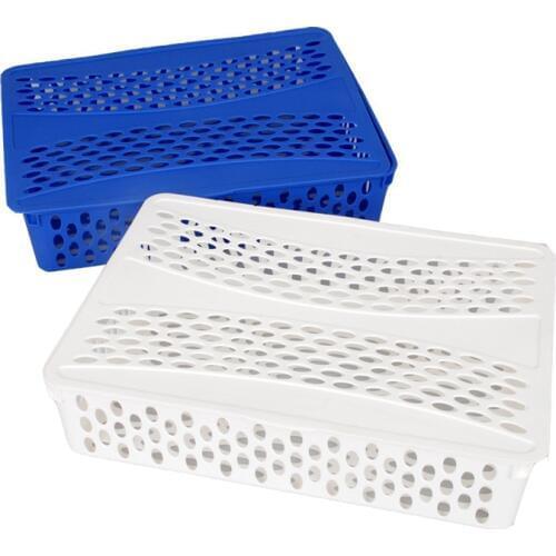 A4 Document Storage Basket Covered Office Desk Organize Waste Paper Basket Document Storage Basket Office Supplies Wholesale