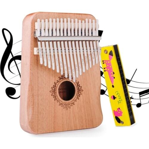 Upgraded version 17 Keys Kalimba Thumb Piano finger piano calimba with Mahogany Portable Mbira Gift for Kids Adult (Treestory)