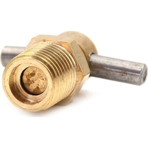 New 1pc Wholesale 12mm Diameter Replacement Part 1/4 Inch NPT Brass Drain Valve For Air Compressor Tank