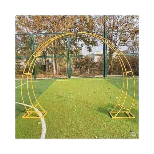 New wedding props wrought iron horn door wedding ivory door wedding stage layout wrought iron arch wedding supplies