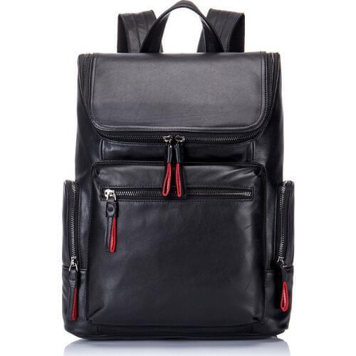 New Cowhide Business Backpack Fashion Men Backpack Crocodile Travel Back Pack Multi-functional Genuine Leather Luxury Backpack