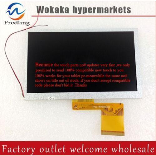 New LCD Display 7" TurboKids S4 Turbopad Tablet HD 1024X600 inner LCD screen panel Matrix Module Replacement Free Shipping