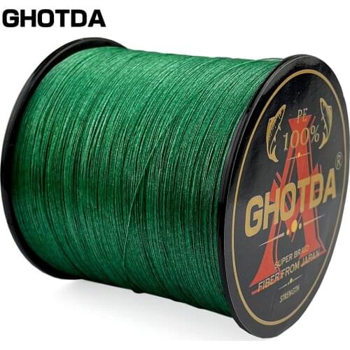 GHOTDA Braided Fishing Line Pesca 300M 8 Strands 4 Strands Carp Multifilament Fly Wire Japanese 100% PE Line Saltwater