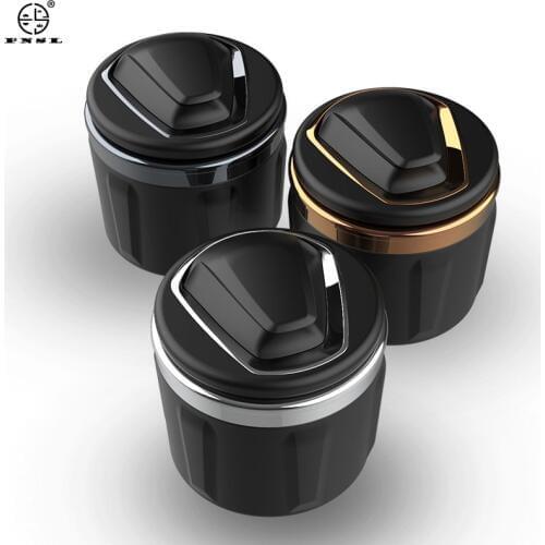 PNSL Car ashtrays for BMW series Ceramic silicone LED lamp material Gold and silver grey Special design does not take up space