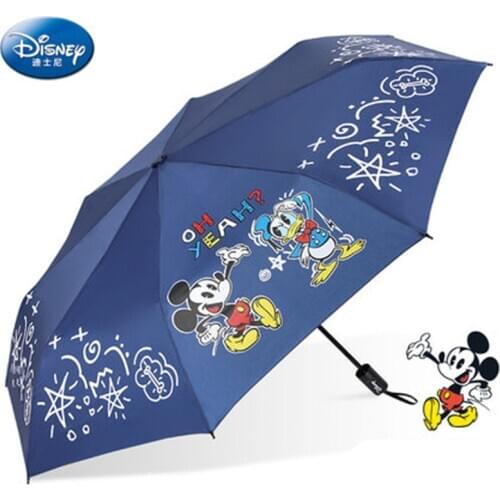 Luxury Cartoon Mickey Umbrella Folding Automatic Umbrellas for Children Women UV Lovely Rain Umbrella Kids Umbrella for Boy