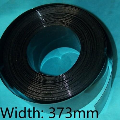 Width 373mm (Diameter 238mm) Lipo Battery Wrap PVC Heat Shrink Tube Insulated Case Sleeve Protection Cover Flat Pack Black