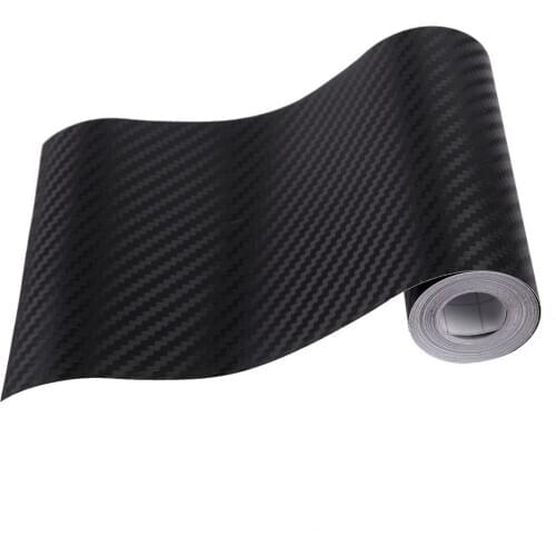 Universal 3M Carbon Fiber Style Sticker Car Body Door Sill Scuff Cover Anti Scratch Strip
