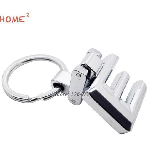 High-end Car Keychain Auto Styling Stainless Steel Keyring Key Holder For Mercedes Benz E Class E320 E55 E63 E420 E46 E39 F10 Z4