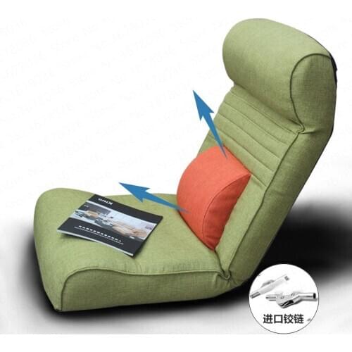 Japanese Lazy Sofa Dormitory Bed Chair Belt Waist Single Sofa Bed Creative Folding Sofa Lounge Chair Floor Chair Adjustable