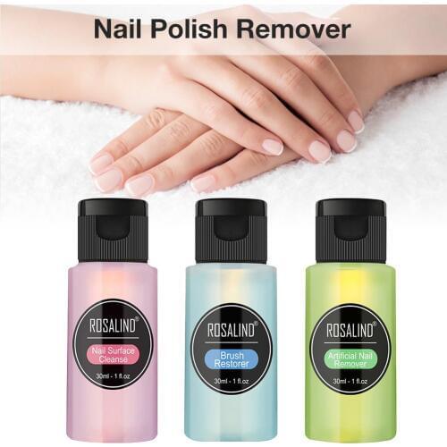 30ml Nail Surface Cleanser UV Gel Nail Polish Sticky Remover Liquid Enhance Shiny Effect Cleanser Nail Art Remover Tool