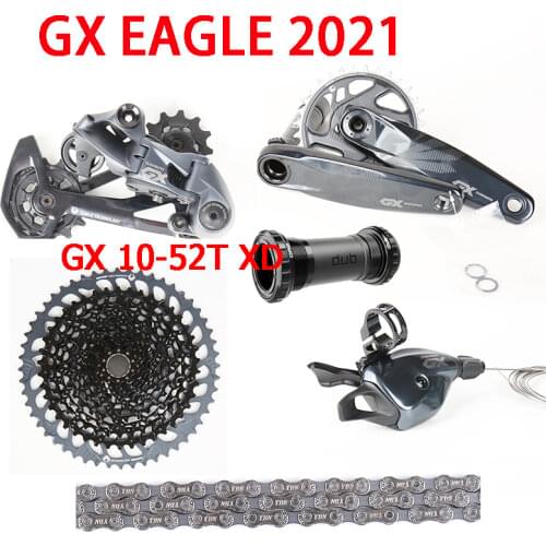 100% Original 2021 SRAM GX EAGLE Groupset 1x12 Speed Trigger Shifter Lever Rear Derailleur Crankset Cassette 10-52T 10-50T
