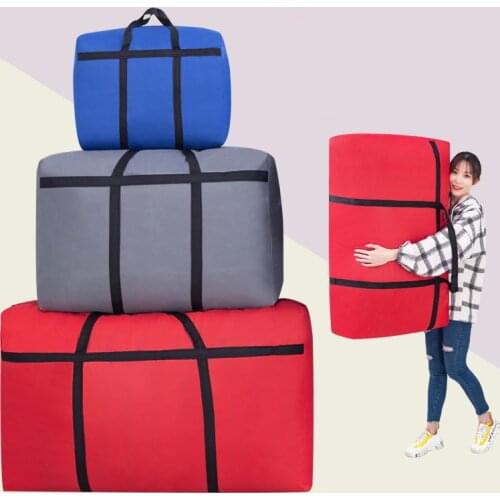 Moving bag Oxford cloth waterproof thickening extra large super large capacity packing bag storage canvas woven luggage shipping
