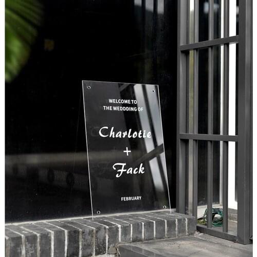 Door Number / Address Plaque Glass Acrylic Outdoor House Sign