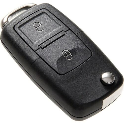 Car Remote Key Fob Case 2 Button Automobile Keyless Entry Remote Flip Folding Key Cover Replacement