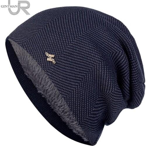 New Unisex Winter Warm Hat Fashion Men & Women Thick Knitted Casual Beanies Cotton Wool Outdoor Sports Ski Hats