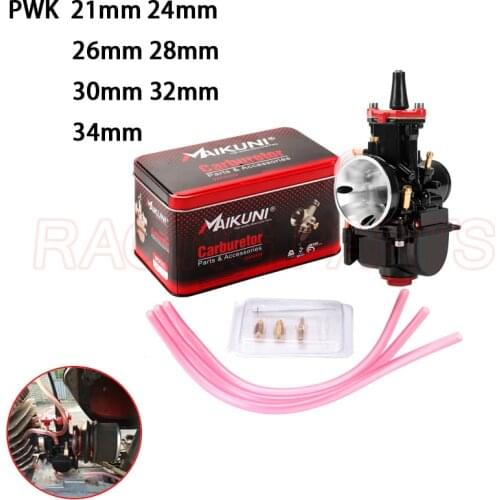 High Quality 21 24 26 28 30 32 34mm MAIKUNI PWK carburetor carb universal 2T 4T engine motorcycle scooter UTV ATV Dirt Bike