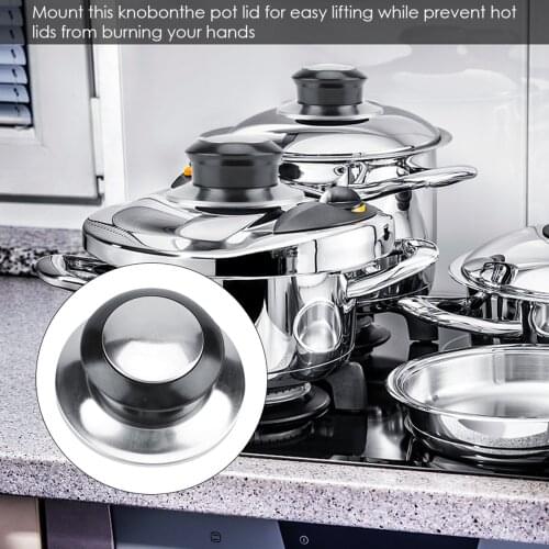 5Pcs Lid Cookware Saucepan Kettle Lid For Cookware Pot Saucepan Kettle Lid Replacement Knobs Cover Holding Handles Pan Part
