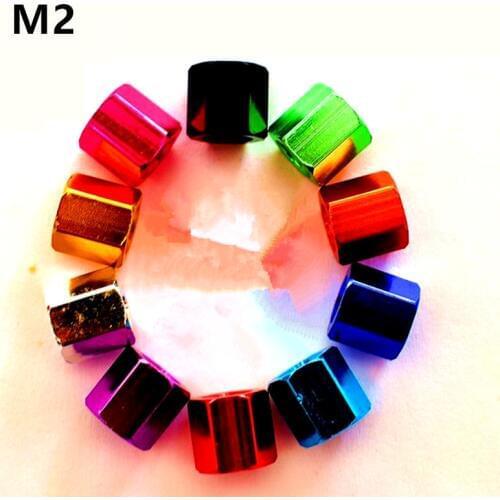 M2 Hex Aluminum Alloy Standoff Spacer Column Post For PCB Motherboard Fixed Spacing Screws Color