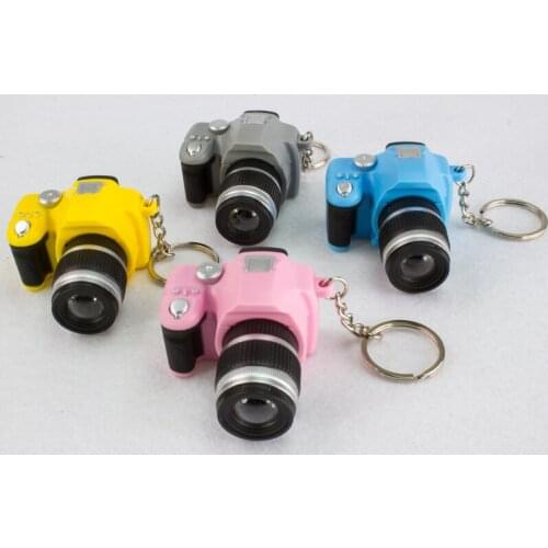 ZOCDOU 1 Piece Imitation Sounding Sound Light Shine Cute LED Camera Small Figurine Statue Ornament Miniatures Crafts Decor Gift