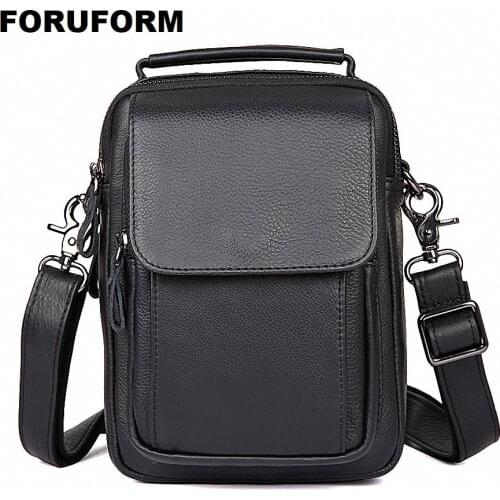 Genuine Leather Men Messenger Bag Casual Crossbody Bag Business Mens Handbag Bags For Gift Shoulder Bags Men LI-1989