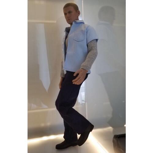 1/6th Male clothing set 1/6 Scale Prison Break Movie leading man Prison Clothing set for 12 inches Man Action Figure