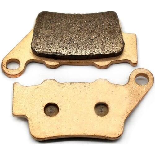 1 Pair Motorcycle Brake Pads Shoes Set For Husqvarna SM450 SM510 LT610 2000-2001 Disk Sintered Brake Pads Shoes
