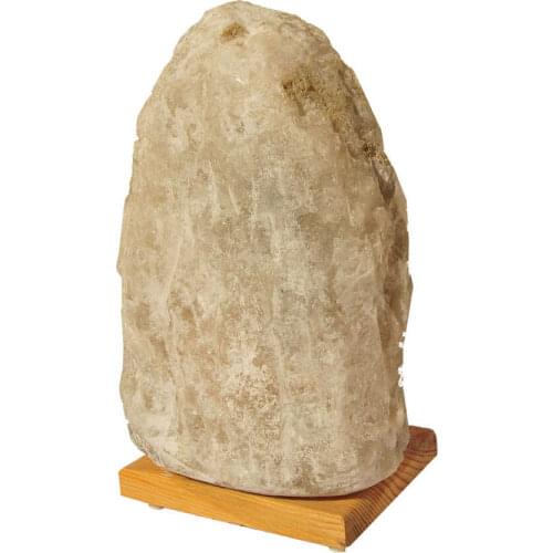 Natural Rock Salt Lamp Çankırı Wired Bulb White 7-8Kg