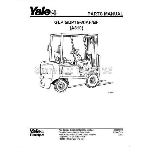 New Yale Spare Parts PDF 2017 for EURO