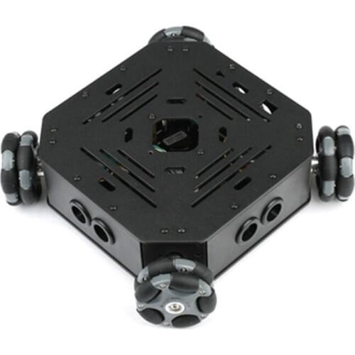 4wd Mcnamm Wheel Car Chassis Omni Directional Wheel Smart Car Chassis for Robot DIY Graduation Toy Model Kit