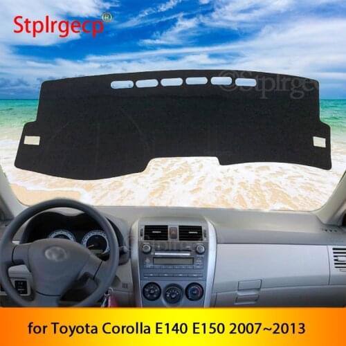 For Toyota Corolla E140 E150 2007~2013 Anti-Slip Mat Dashboard Cover Pad Sunshade Dashmat Car Accessories 2012 2011 2010 2009