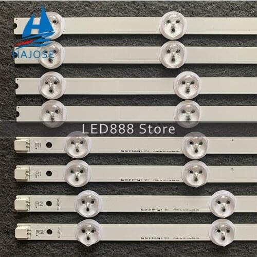 8pcs LED backlight strip for LG 37LN540U 37LA613V 37LA615V 37LN540B 37LN540R 37LN540S LATWT370R 37LN541U 6916L-1137A 1138A 39 40
