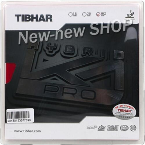 TIBHAR HYBRID K1 / K1 PLUS Sticky rubber Tension Sponge, forehand offensive Pips-in Table Tennis Rubber Ping Pong Sponge