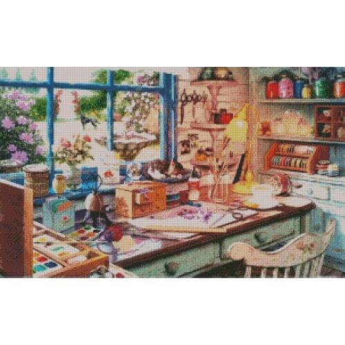 Top Embroidery Counted Cross Stitch Kits Needlework - Crafts 14 ct DMC DIY Arts Handmade Decor -Tabel Book