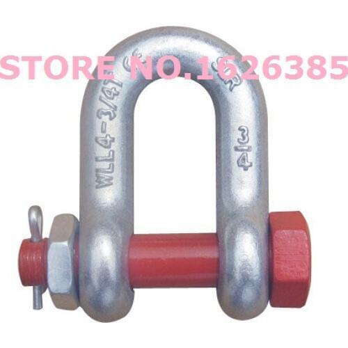 1-5pcs, 0.5T 1/4"--2T 1/2" , G2150 U.S. Type bolt dee anchor shackle galvanized die forging bracket,boat part,marine hardware