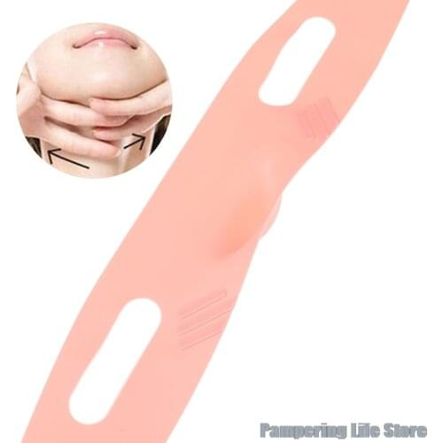 1PCS Silicone Facial Slimming Bandage Face Lift Up Belt Skin Care Mask Reduce Double Chin Tool