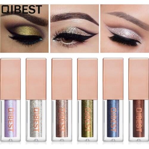 1PC Liquid Glitter Eyeshadow Pencil Shimmer Eyeshadow Waterproof Long-lasting Shimmer Eyeshadow Eye Makeup Accessorices