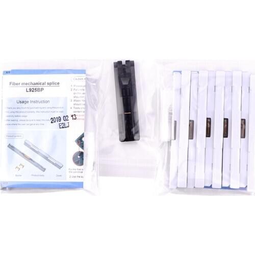 10/20/50/100Pcs Lot UNIKIT L925BP Drop Cable FTTH Fiber Optic Mechanical Splice Fiber Optic Mechanical Splicer