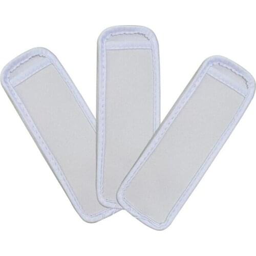 10pcs Ice Cream Tools Sublimation DIY White Blank Reusable Neoprene Popsicle Holder Insulator Sleeves Freezer Pops Holders Antif