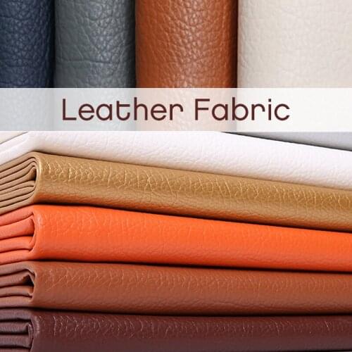 100*138cm Lychee Pattern Artificial PU Leather Fabric For Upholstery DIY Bag Cushion Background Wall Bed Leather Car Interior