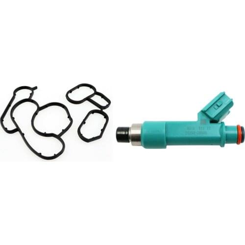 2 Pcs Oil FIlter Housing Gasket 11427508970 & 1 Pcs Fuel Injector Auto Replacement Parts