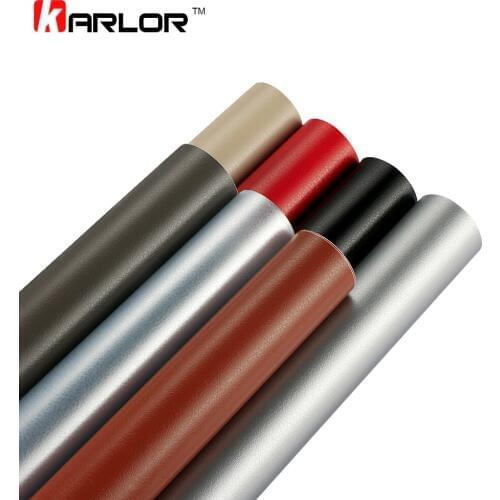 50*200cm Leather Pattern PVC Adhesive Vinyl Wrap Car Film Sticker Auto Body Internal Decoration Leather Film Decal Car-Styling