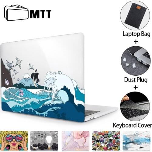 MTT Crystal Case For Macbook Air Pro 11 12 13 15 16 Touch ID 2020 Plastic Hard Cover Laptop Bag a2289 a2251 a2179 a2337 a2338