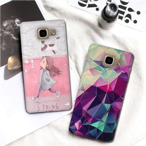 3D Relief Soft TPU Case For Samsung Galaxy A5 2016 A510 A510F SM-A510f Back Phone Cover For Samsung Galaxy A5 2016 Fundas Shells