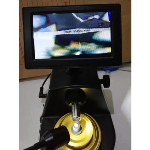 Digital Diamond Girdle Viewer Microscope Camera Diamond Inscription Viewer with 4.3Inch LCD Screen Properties Observer