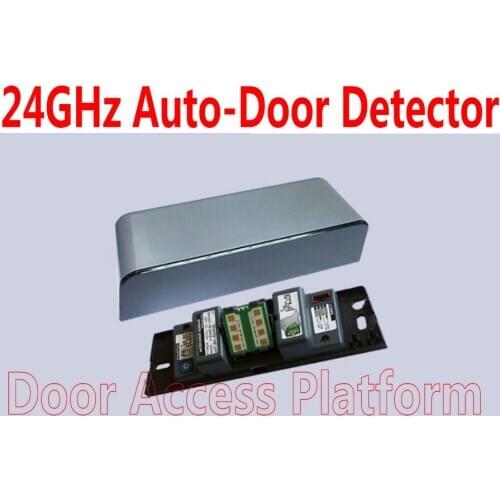 24.125GHz Long size Silver color Microwave sensor autodoor detector, access control door locker system intelligent sliding doors