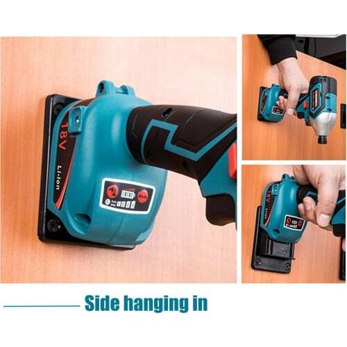 Electric Tool Holder Wall Mount Brackets Hook Storage Rack Power Tool Organizer Fixing Devices For Makita 18V LXT Electric Drill