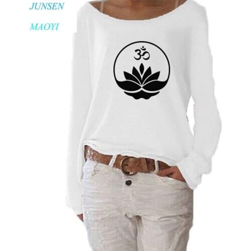 JUNSENMAOYI Women's Long Sleeve T-shirts
